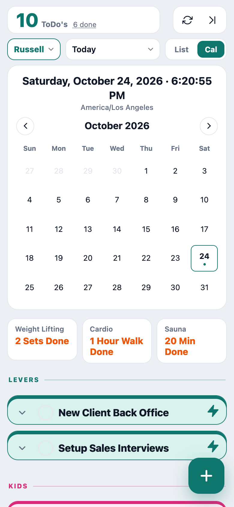 Calendar