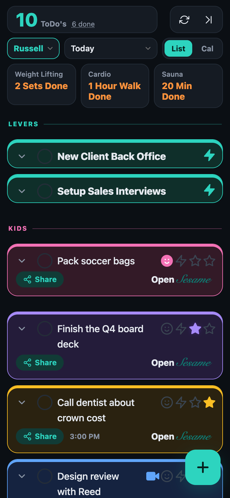 Dark mode