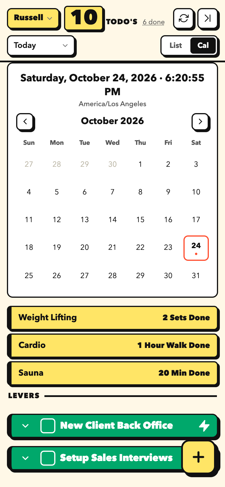 Calendar