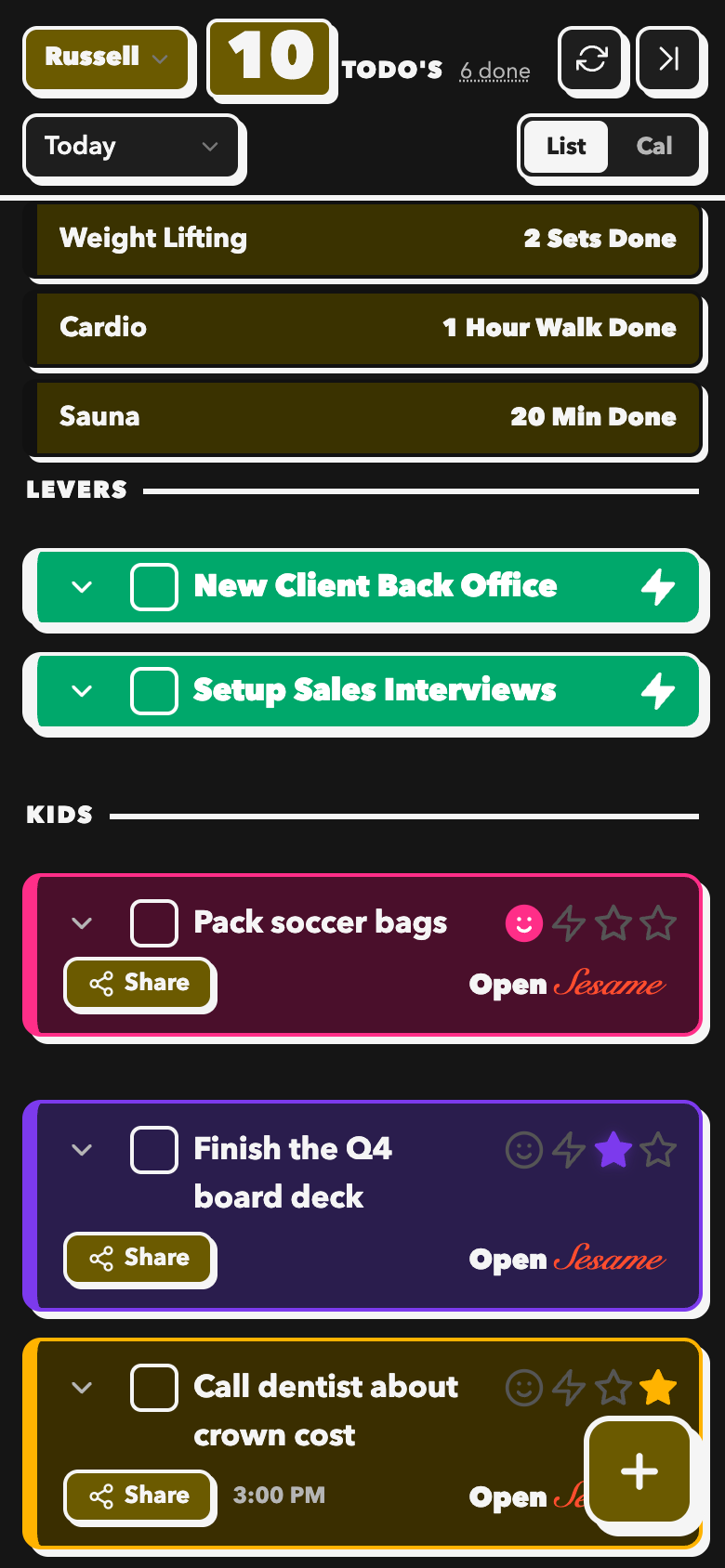 Dark mode