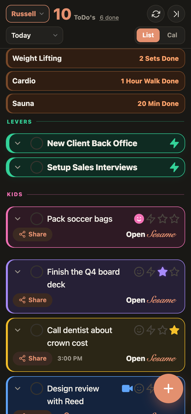Dark mode