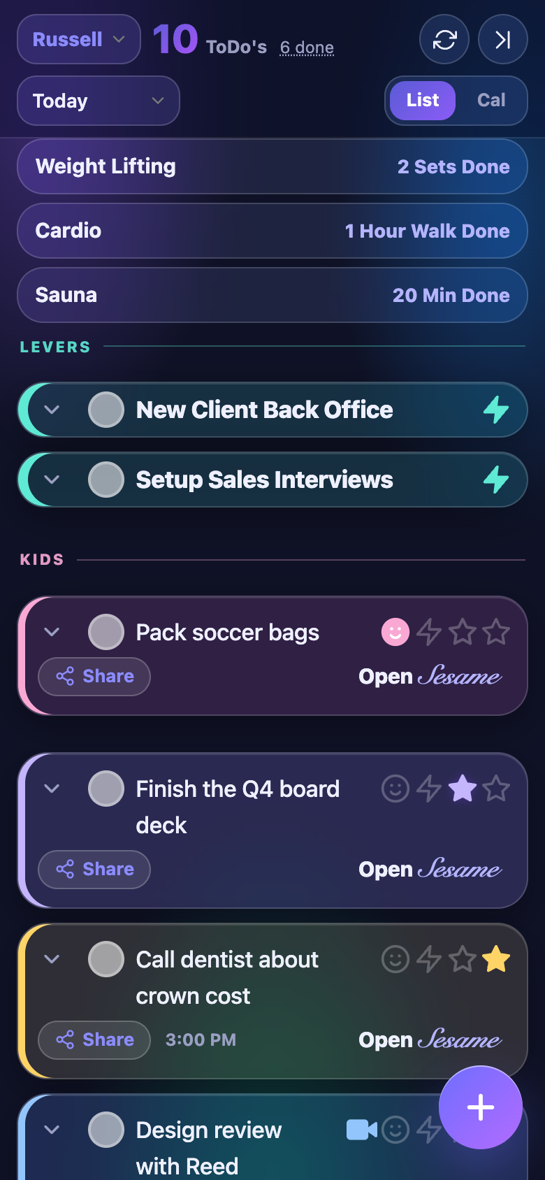 Dark mode
