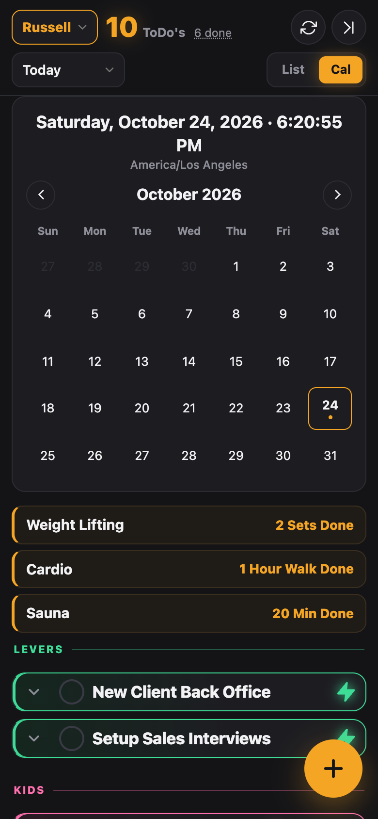 Calendar