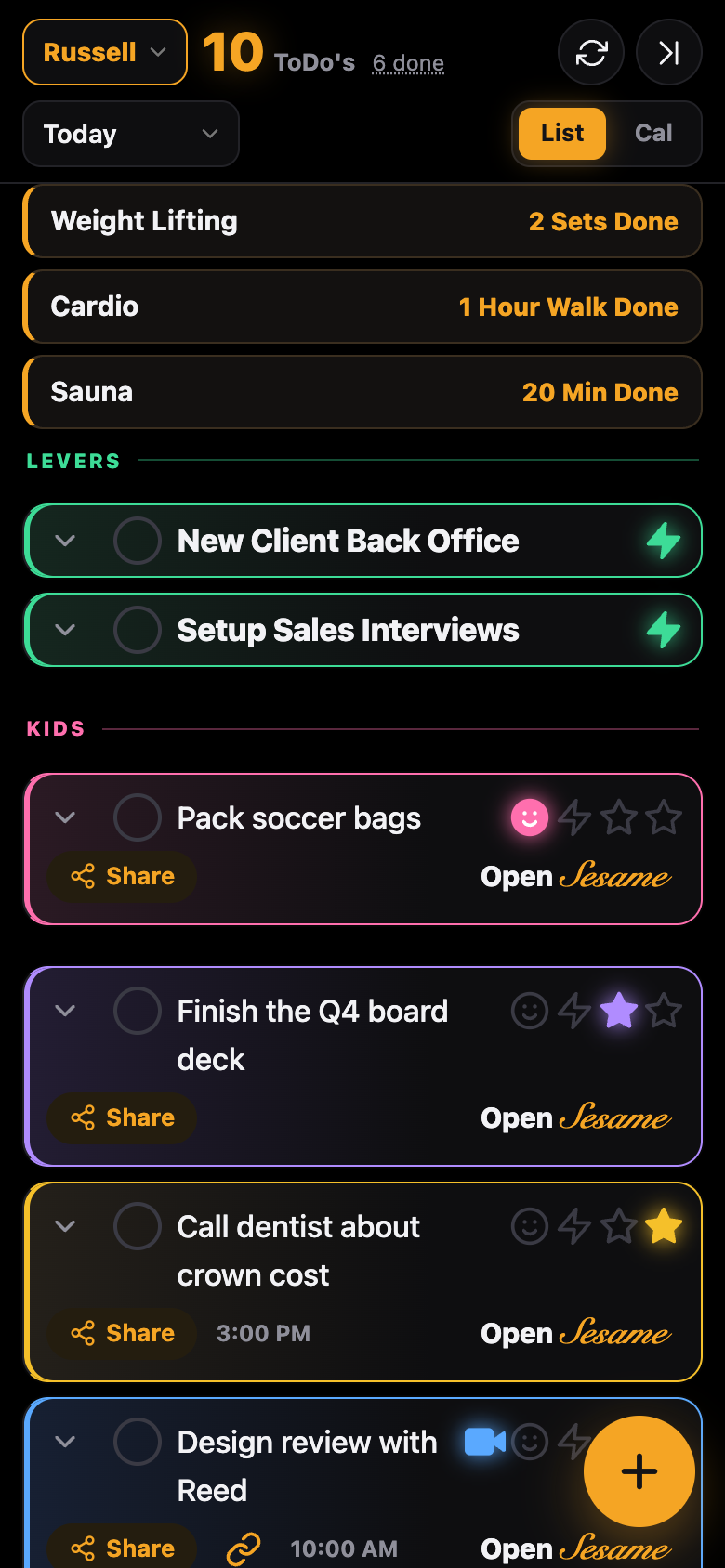 Dark mode