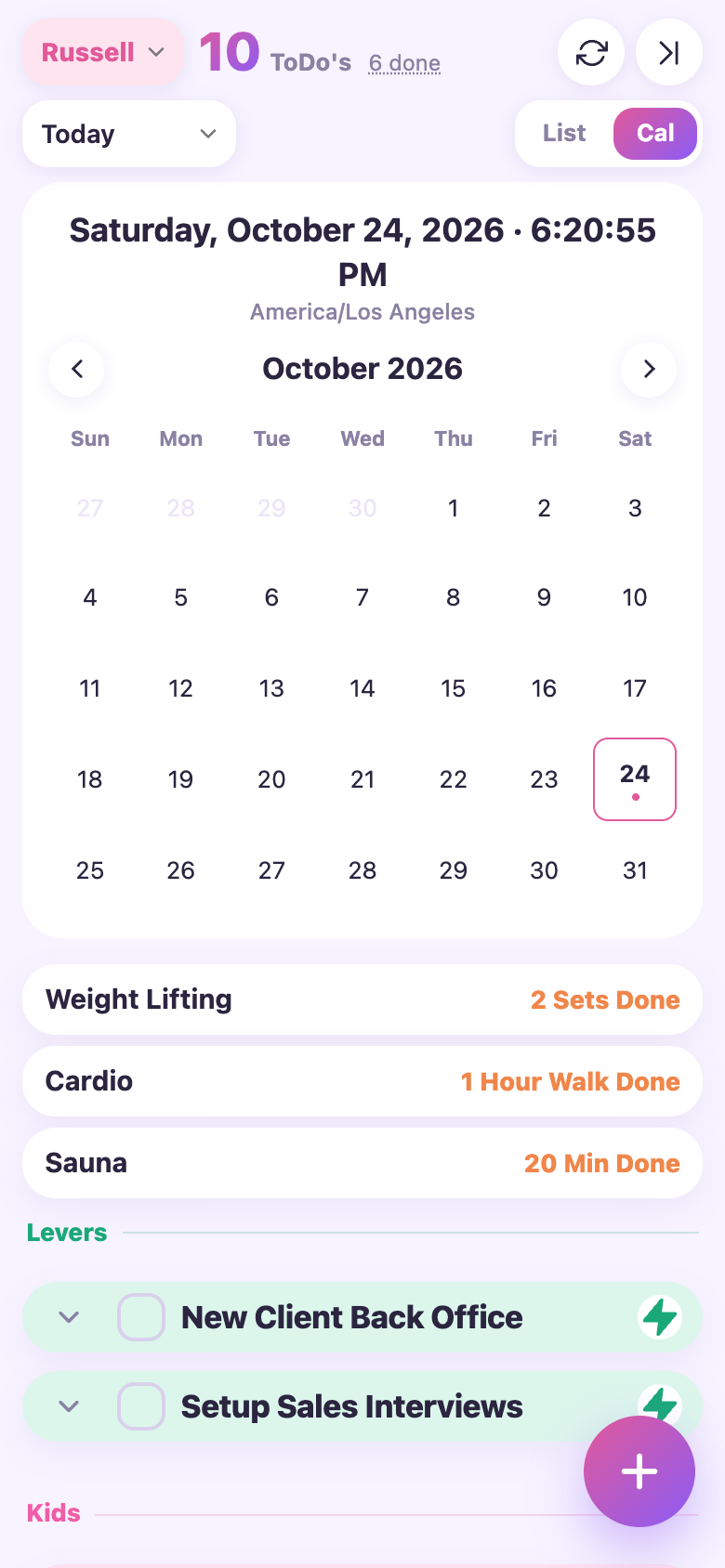 Calendar