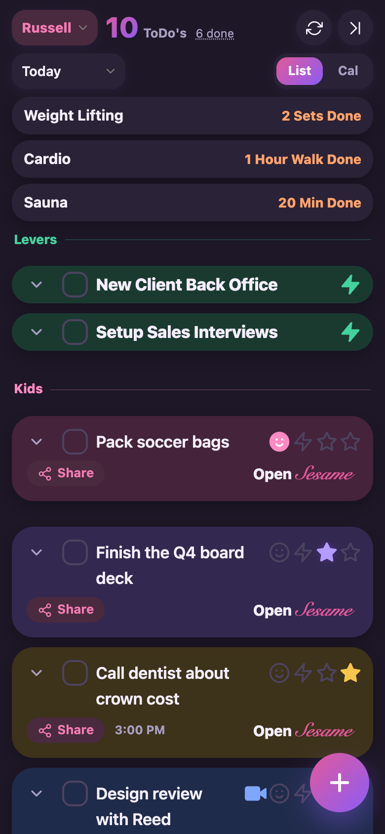 Dark mode