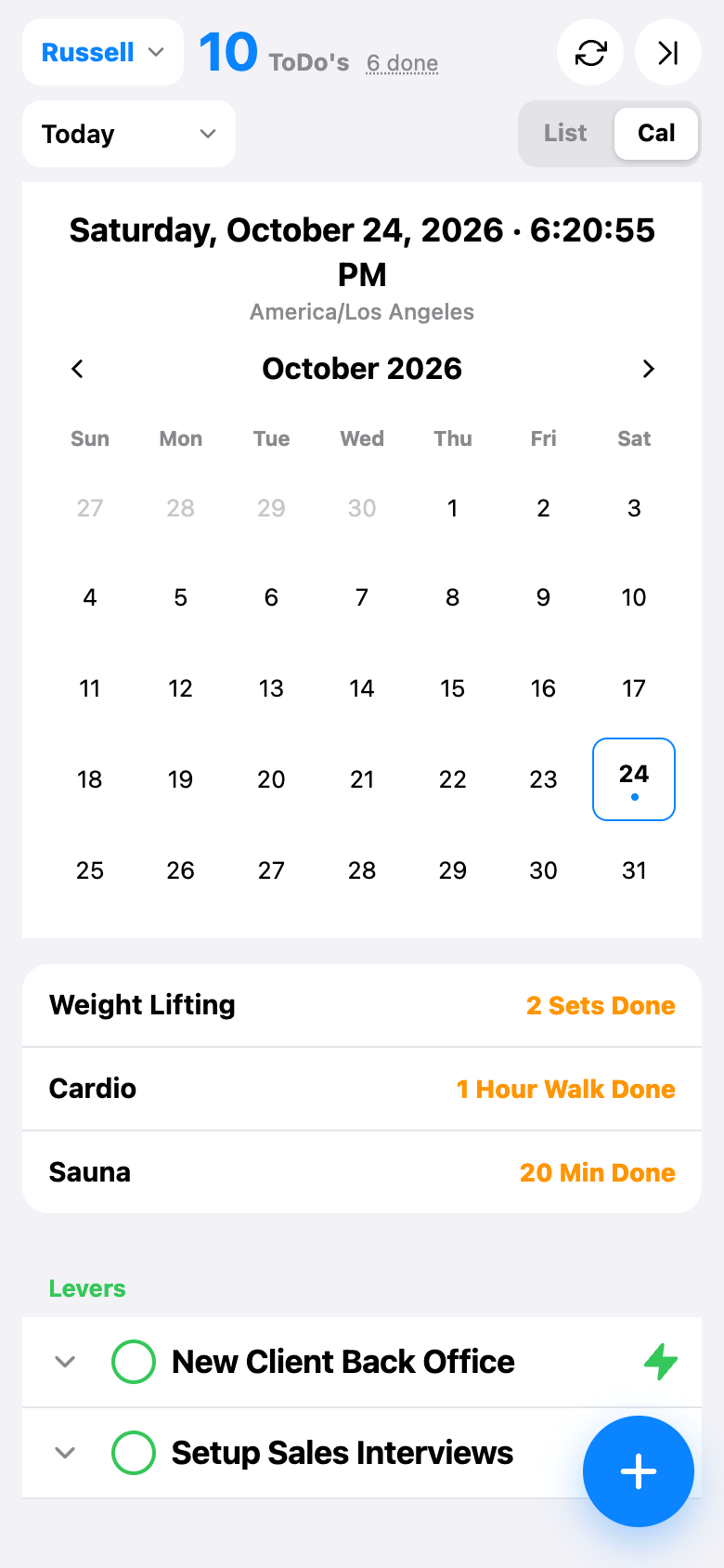 Calendar