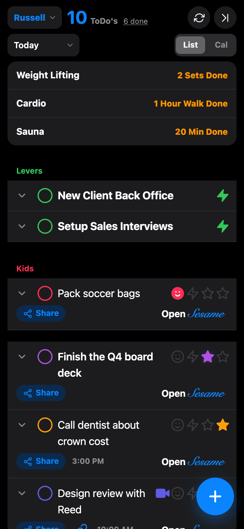 Dark mode