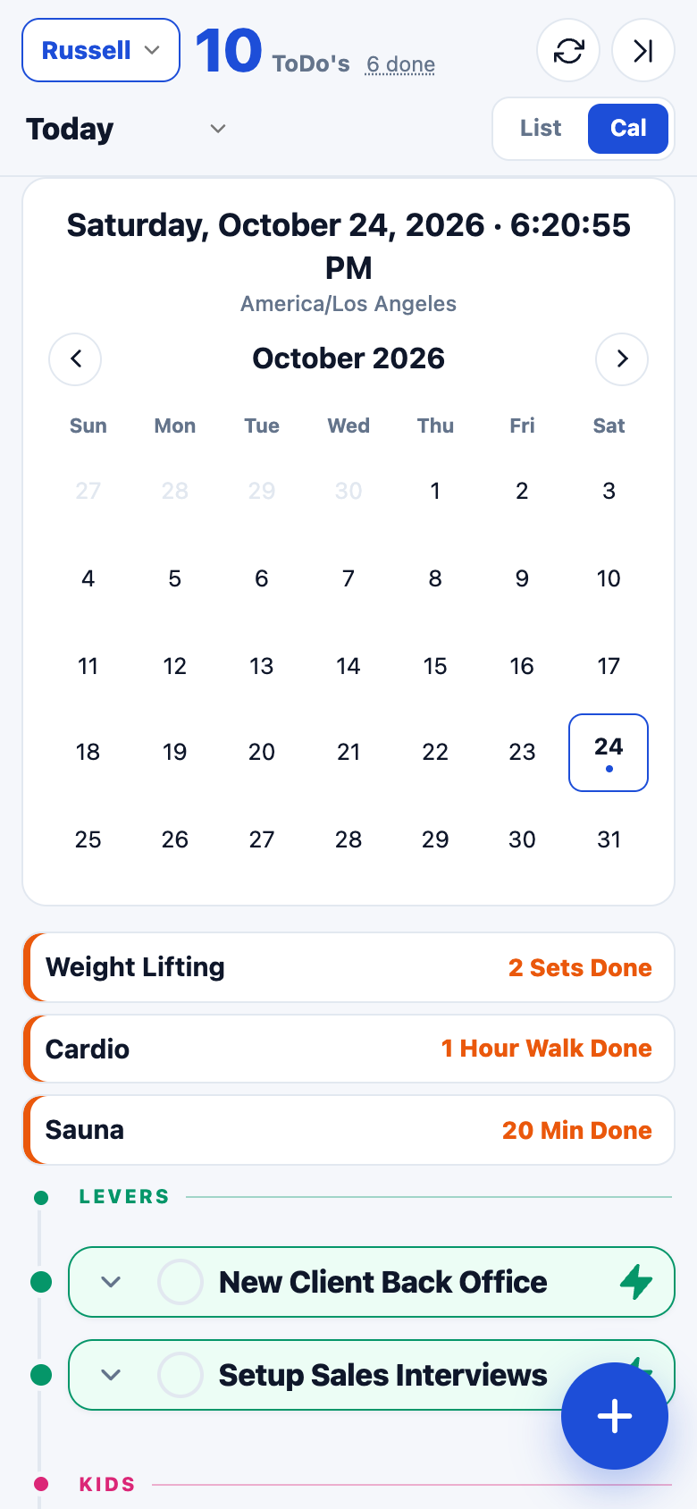 Calendar