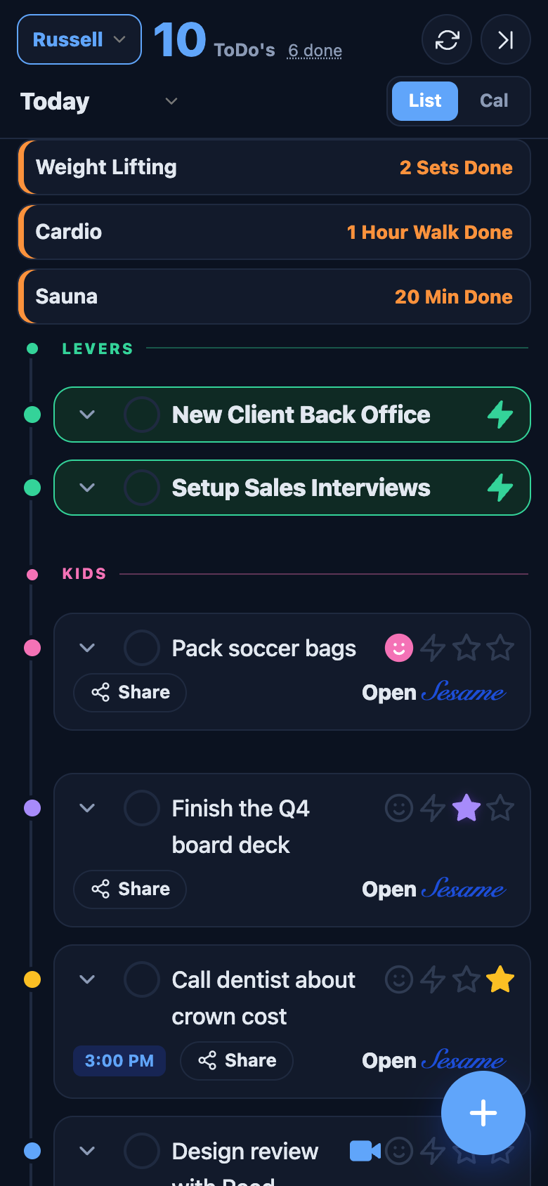 Dark mode